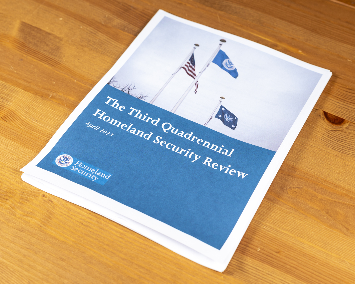 Printed Third Quadrennial Homeland Security Review April 2023 Printed Third Quadrennial Homeland Security Review April 2023