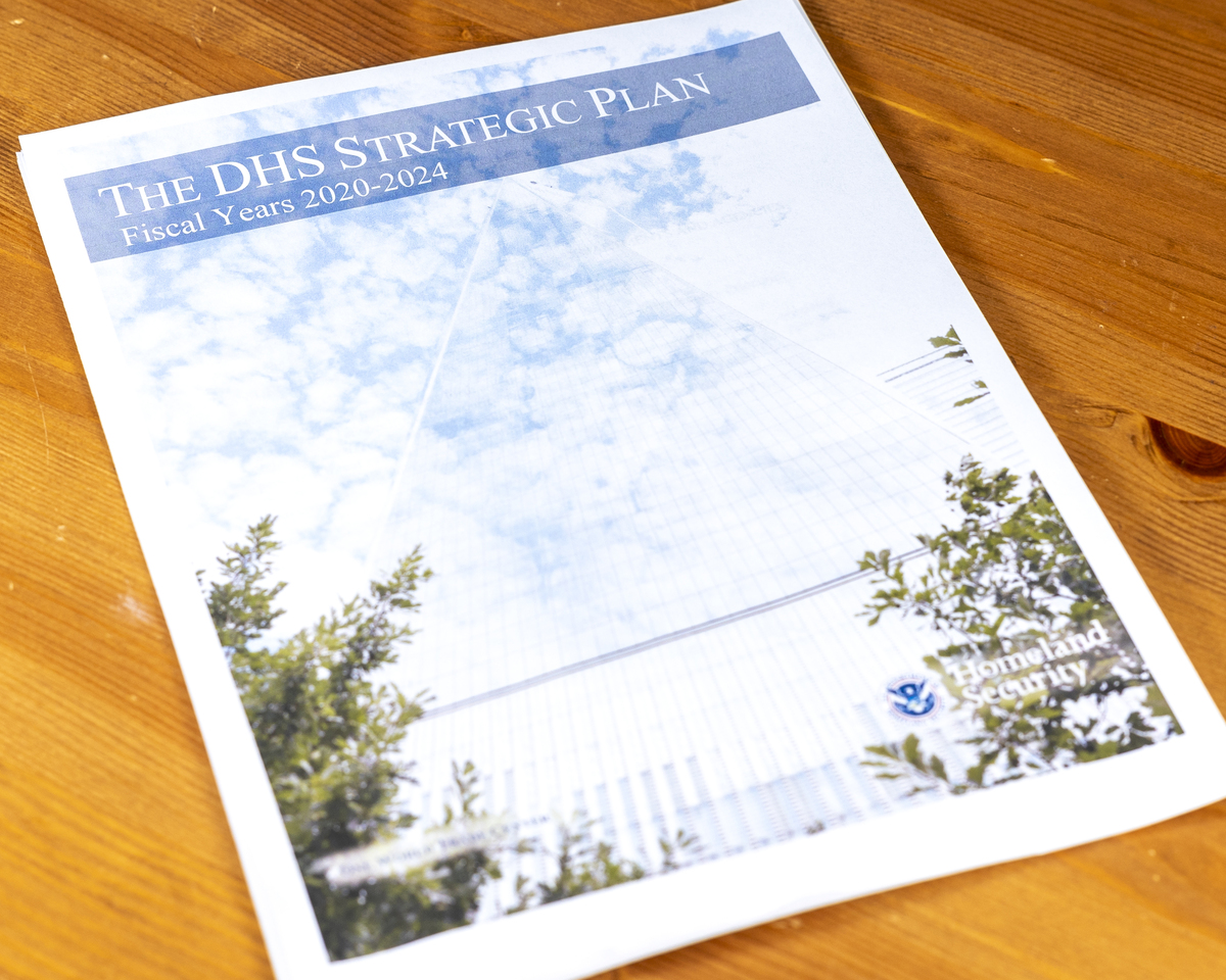 Printed Department of Homeland Security Strategic Plan FY2020-2024