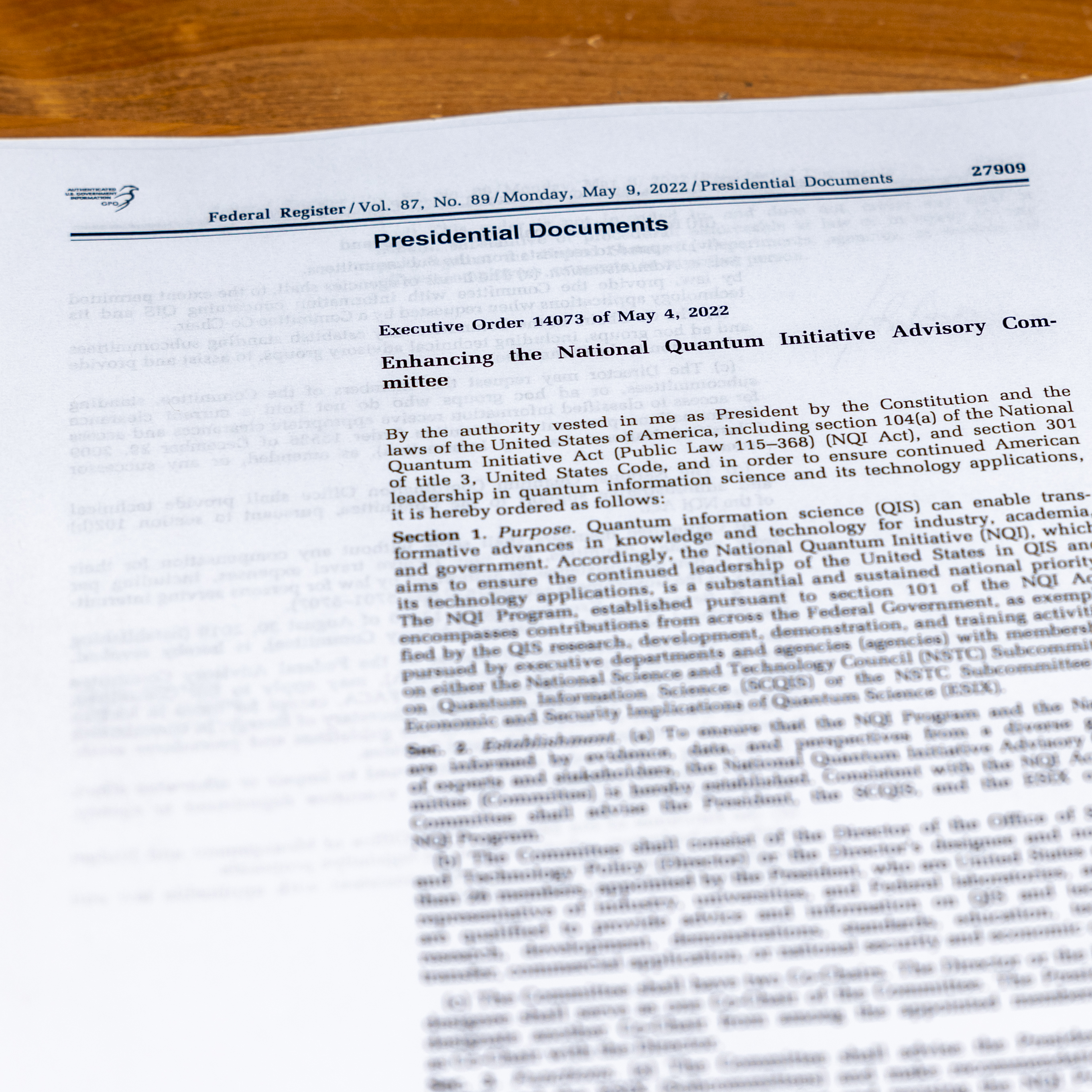 Documents illustrating regulatory compliance