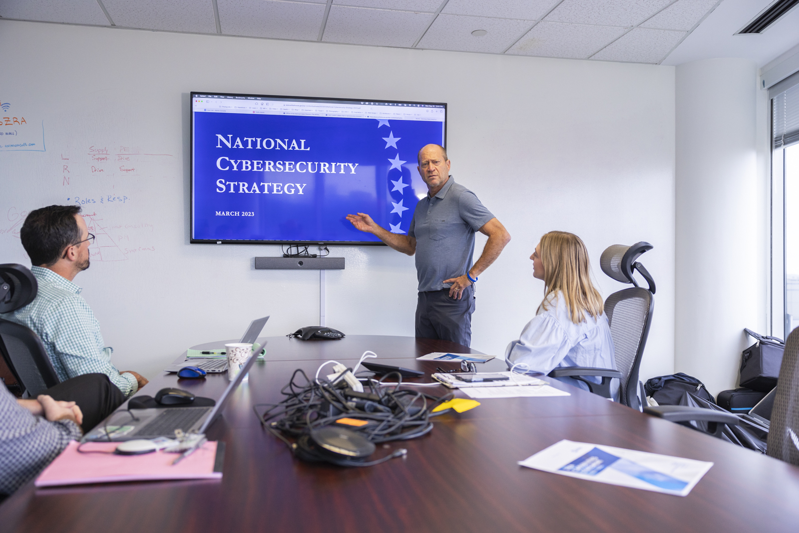 ZRA team members at the office
