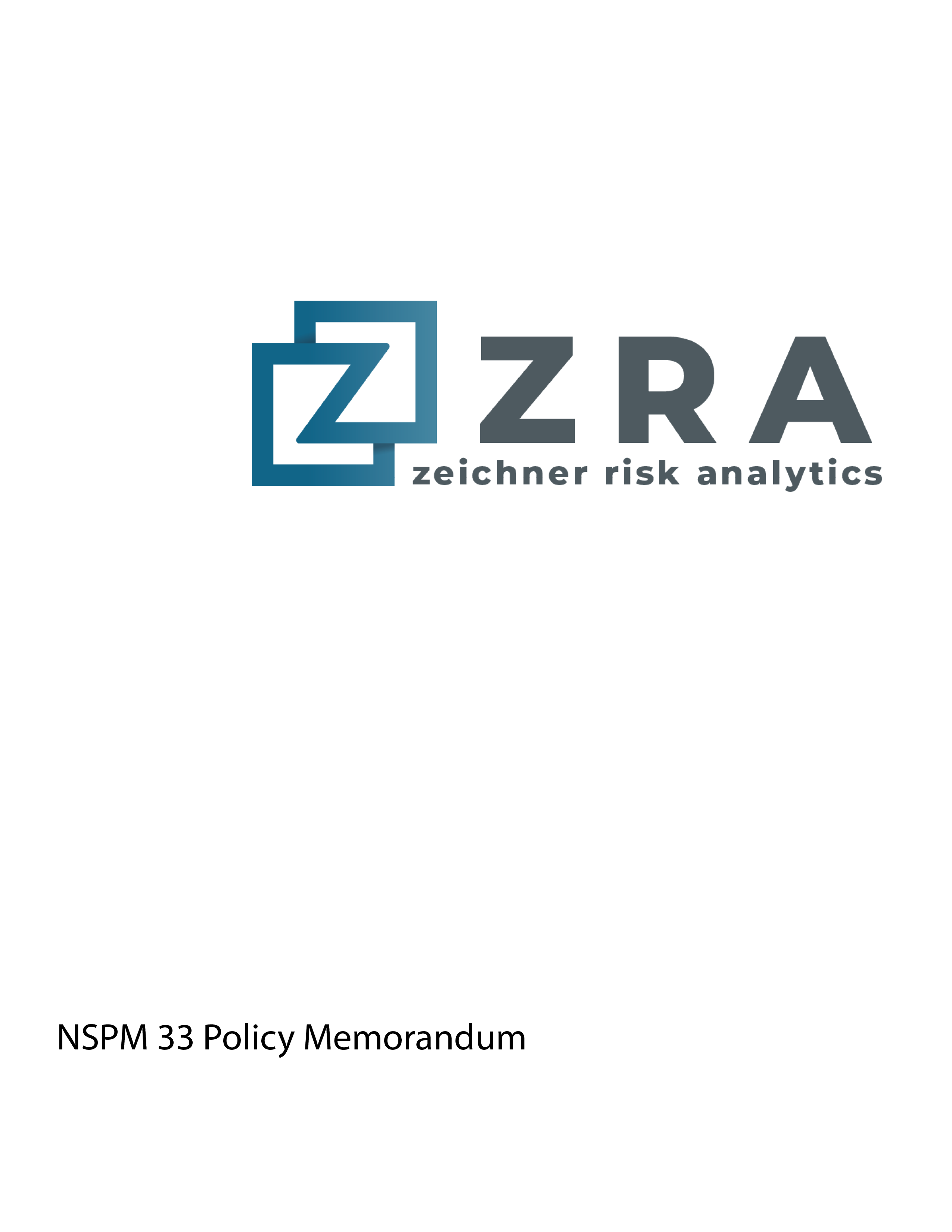 NSPM 33 Policy Memorandum